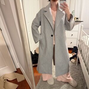 Zara Grey Wool Coat